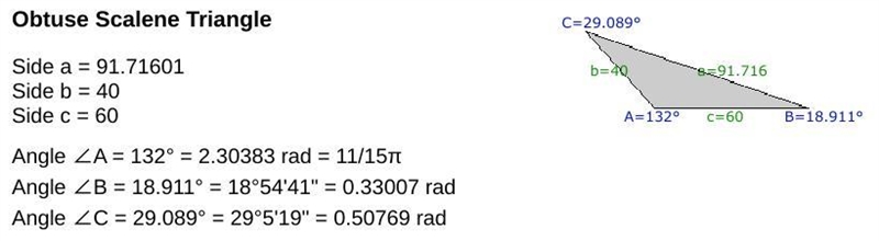 Two sides of a parallelogram measure 60 centimeters and 40 centimeters. If one angle-example-1