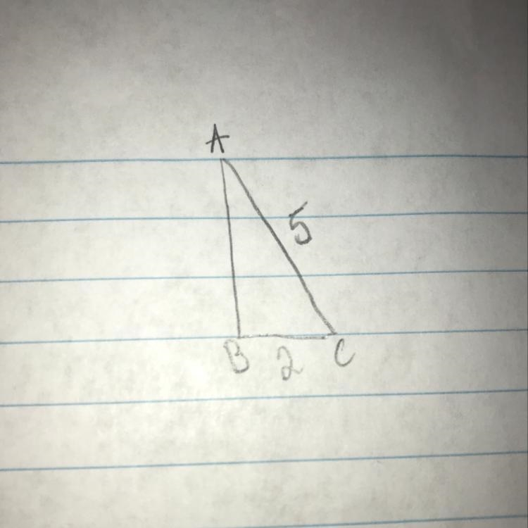 The figure shows the location of three points around a lake. The length of the lake-example-1