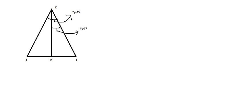 In triangle JKL, an angle bisector drawn from vertex K intersects the opposite side-example-1