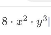 Write the expression 8⋅x⋅x⋅y⋅y⋅y using exponents...-example-1