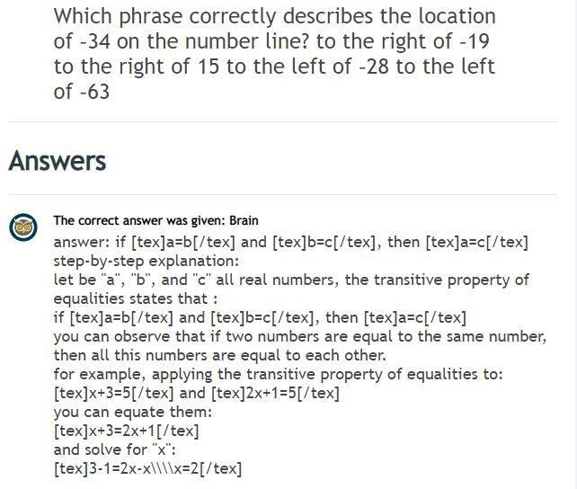 Which phrase correctly describes the location of –19 on the number line?-example-1