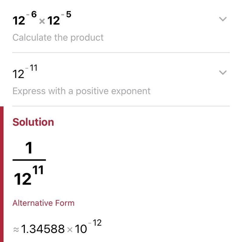 12 to the power of -6 × 12 to the power of -5-example-1