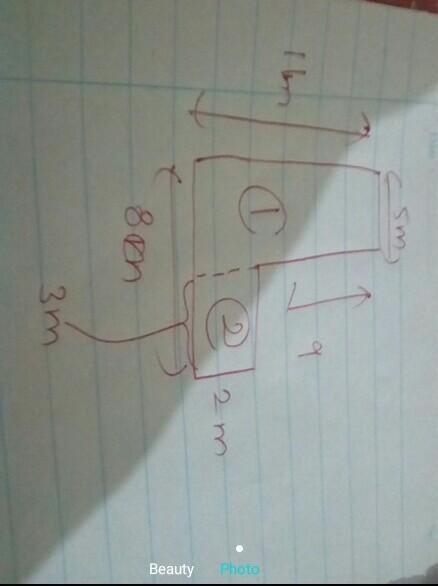 Work out the area of the shaded shape. This is the last question of my homework. ​-example-1