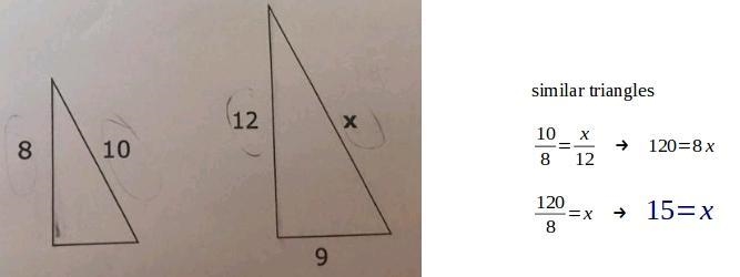 What is the value of x? Does anyone know what the hell to do?-example-1