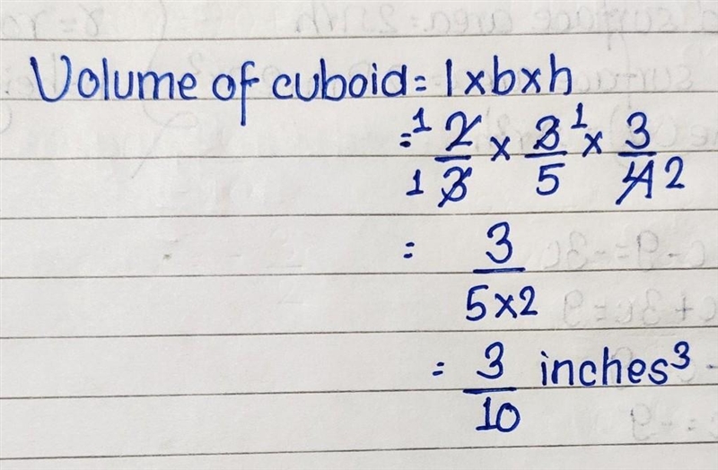 Find the volume of the prism. The volume is cubic inches.-example-1