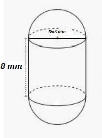 A pharmaticeutical company is making a new medicine capsule shaped like a cylinder-example-1