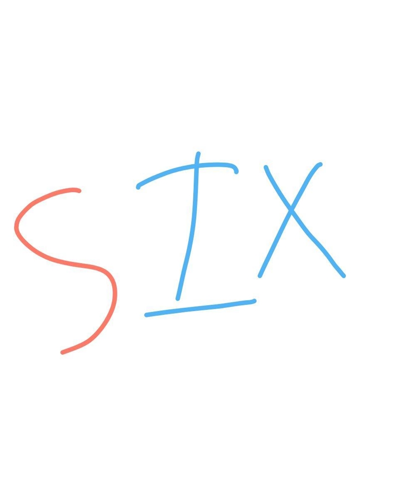 I X how do you make this into a six please draw and do a pic-example-1