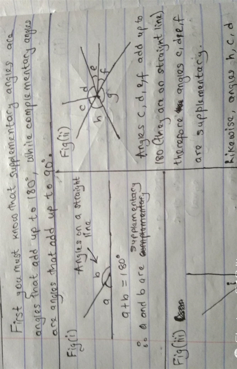 Please help :) Determine whether each statement about this angle is correct-example-1