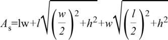 Find the surface area to the nearest tenth 10) 6 A) 184.8 ft? C) 164.5 ft B) 136,5 f-example-1