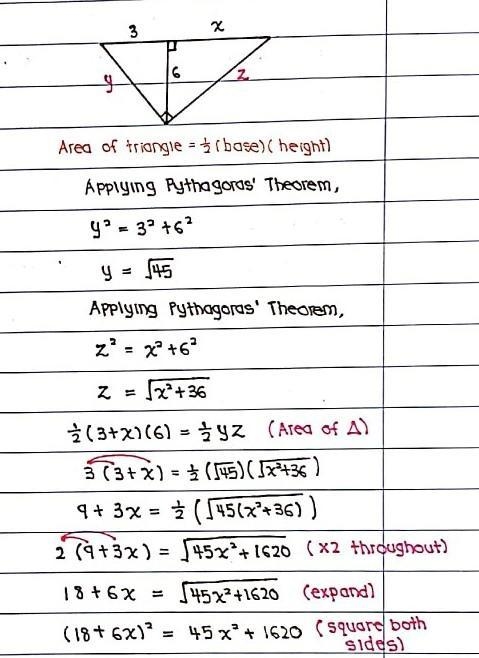 Find the value of x thank you in advance for your help! ​-example-1