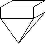 Which statement is true about the composite solid? The solid has a total of 9 faces-example-1