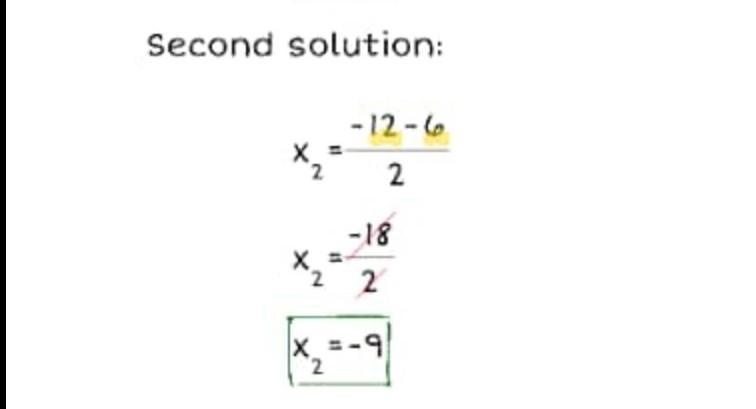 Solve for x^2 + 12x + 27=0-example-2