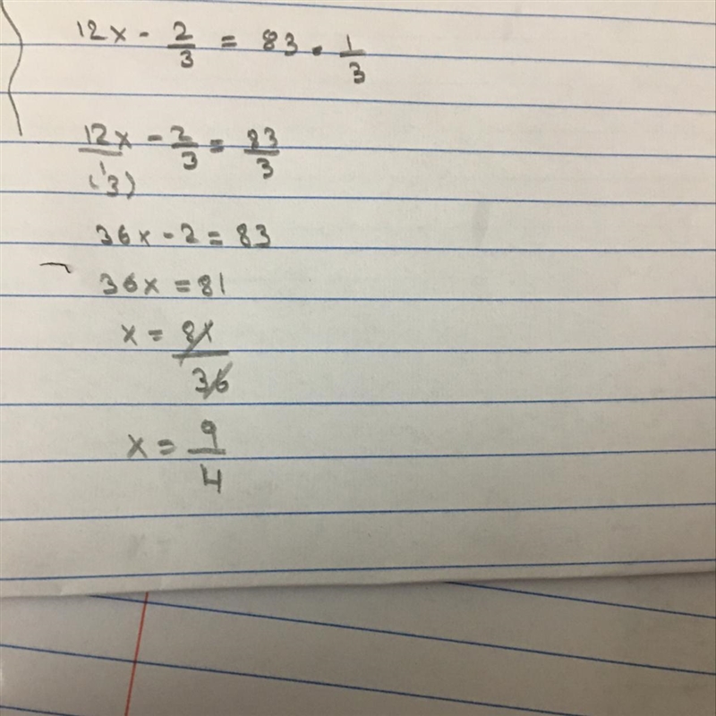 How do you solve 12x -2/3 = 83 1/3-example-1