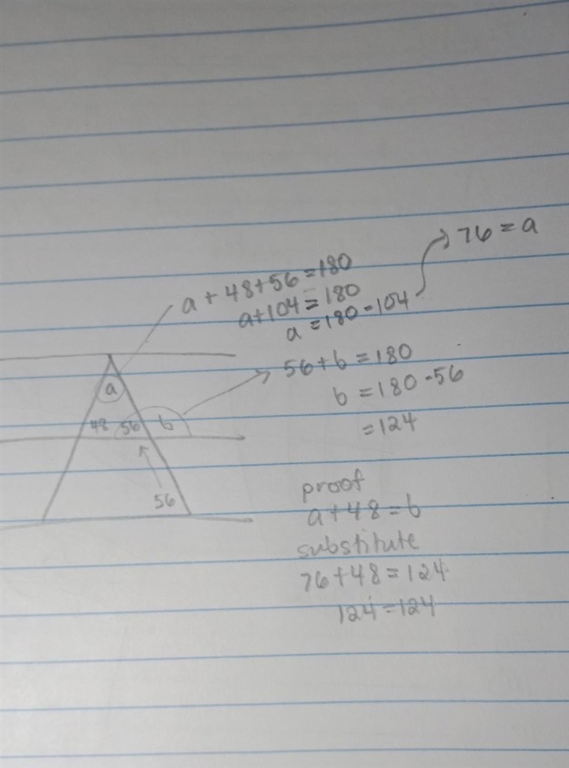 What are the values of a and b in the figure?-example-1