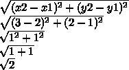 ⚠️Find the distance between points (-3, -4) and (2, 1)⚠️​-example-1