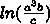 What is 3lna+lnb−lnc written as a single logarithm?-example-1