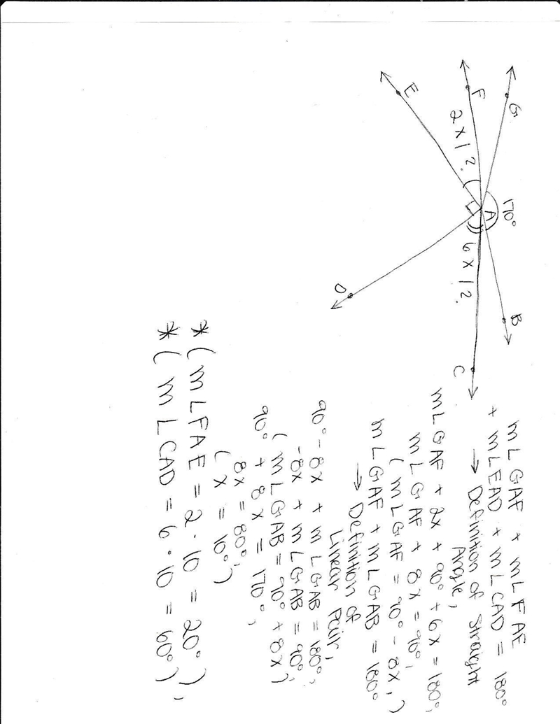 Find the measurements of ∠ and ∠.-example-1