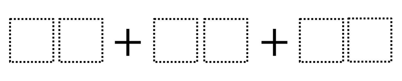 Using digits 0-9 at most one time,fill in the boxes o make the sum of the interior-example-1