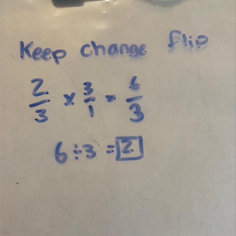 Simplify the complex fraction 2/3 divided by 1/3-example-1