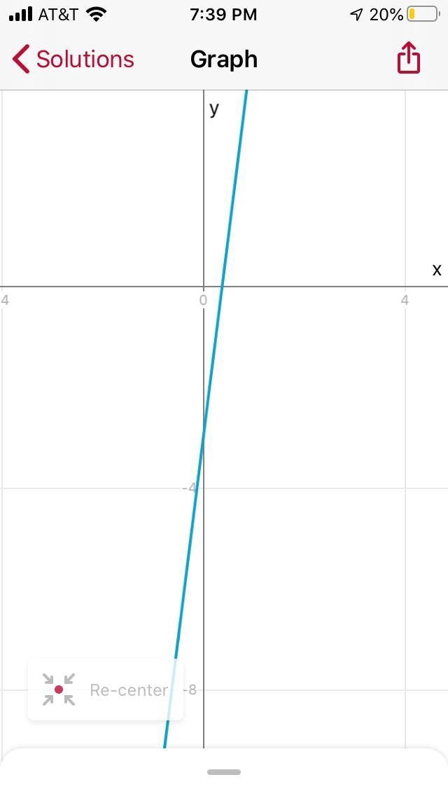 3. y = 8x - 3 Graph-example-1