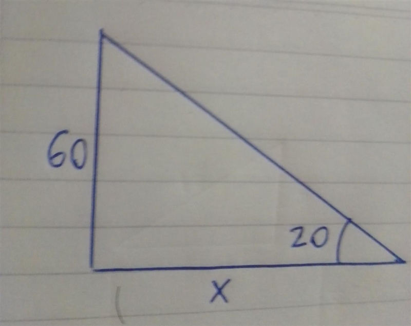 The angle of elevation from point Gon the ground to the top of a flagpole is 20&quot-example-1