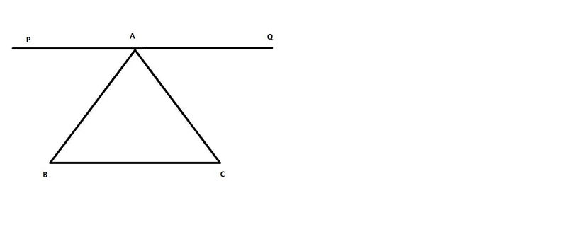 The sum of the interior angle measures of ABC is 180 proof-example-1