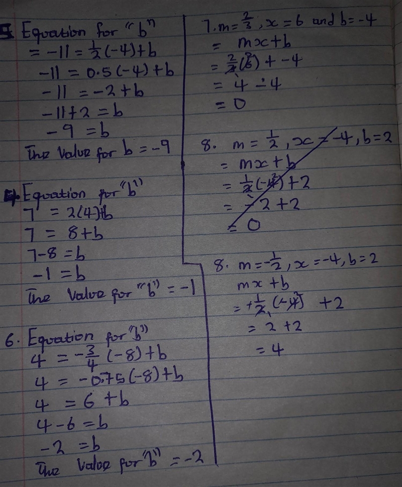 Find the slope of the line passing through (-3, 6) and (4, 10). Find the slope of-example-2