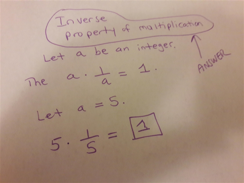 Which multiplication properties is 1/5•5-example-1