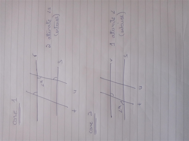 Parallel lines r and s are cut by two transversals, parallel lines t and u. How many-example-1