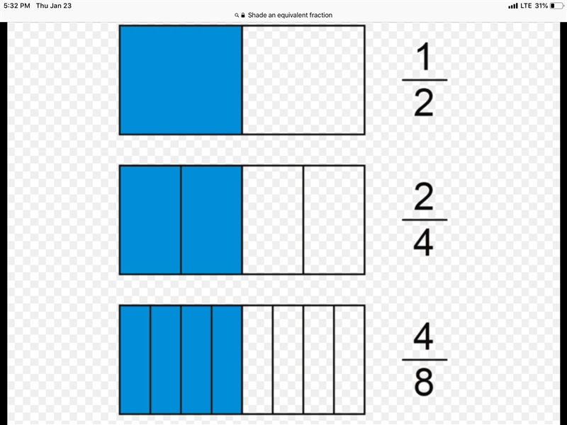 Shade an equivalent fraction-example-1