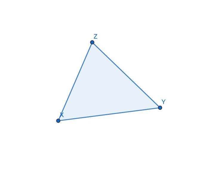 Triangle X Y Z is shown. Angle X Z Y is 63 degrees. The length of X Z is 2.7 and the-example-1