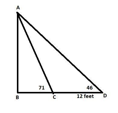 Ruby wants to estimate the height of a streetlamp post on her block. She stands a-example-1