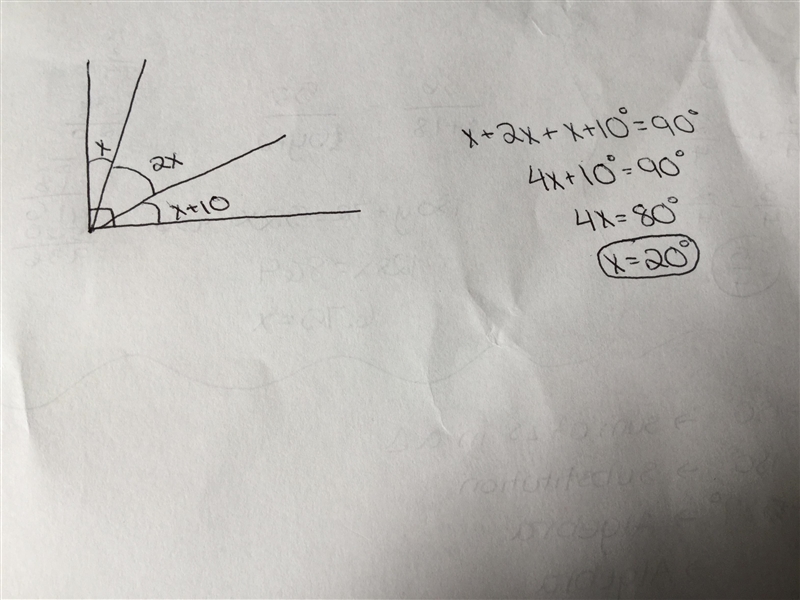 Solve for x in the diagram below-example-1