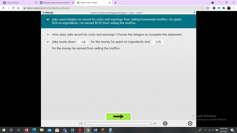 Jake used integers to record his costs and earnings from selling homemade muffins-example-1