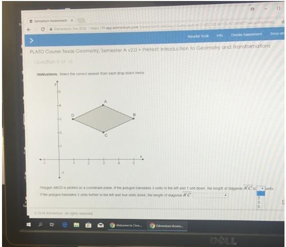 Polygon ABCD is plotted on a coordinate plane. If the polygon translates 3 units to-example-1