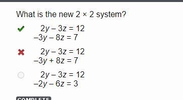 Simplify the following expression: 2x − 2y + 5z − 2x − y + 3z x − 3y + 8z 2x − 2y-example-1