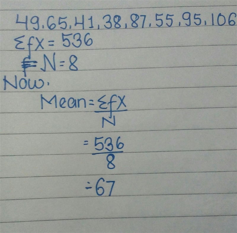 The mean 49,65,41,38,87,55,95,106-example-1