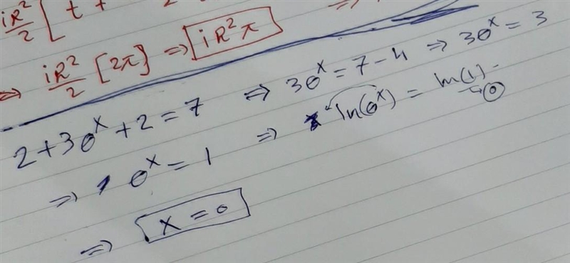 Solve 2+3e^x+2=7 for x.-example-1