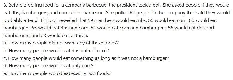 Before ordering food for a company barbecue the president took a poll. She asked people-example-1