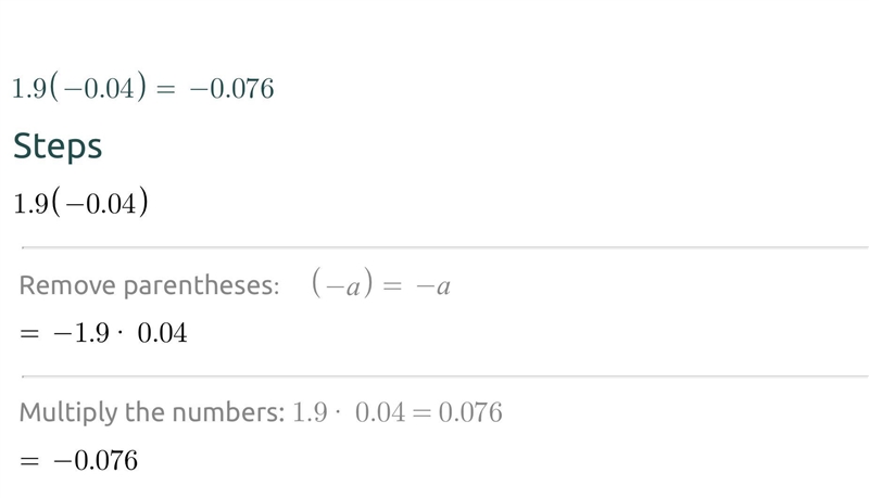 Find the product. 1.9(−0.04)-example-1