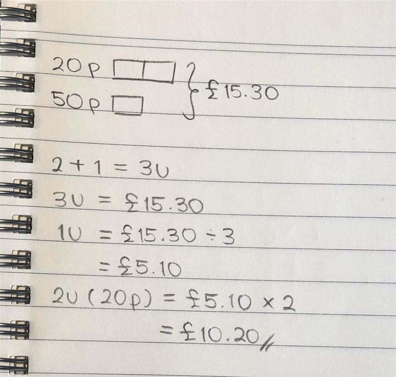 Frankie buys some stamps. she spends £15.30 on 20p and 50p stamps. she buys twice-example-1