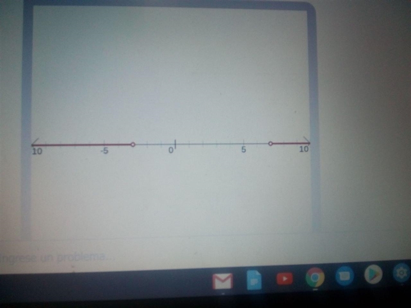 Solve for X, and graph 8. - 6x + 14 <-28 OR 9x + 15 <- 12-example-1