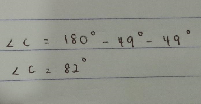 Find the degree measure of each angle in the triangle.-example-1