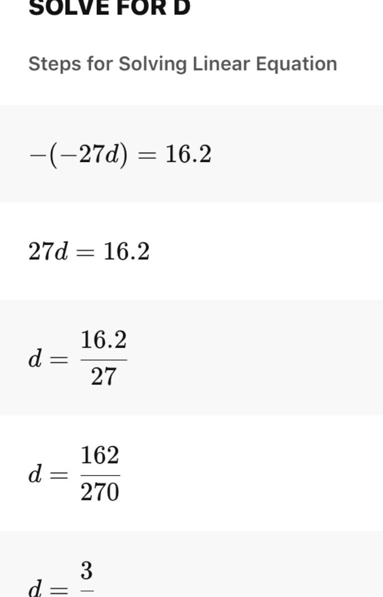 -(-27)d=16.2, what is d?-example-1