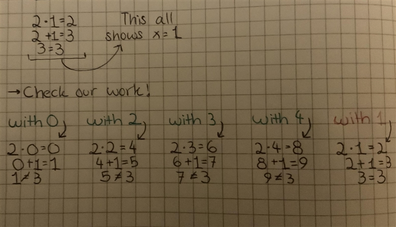 Easy points Which of the following values in the set below will make the equation-example-1