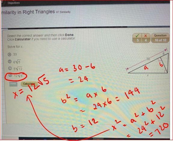 Solve for x A).33 B).6{5 C).5{12 D).12{5-example-1