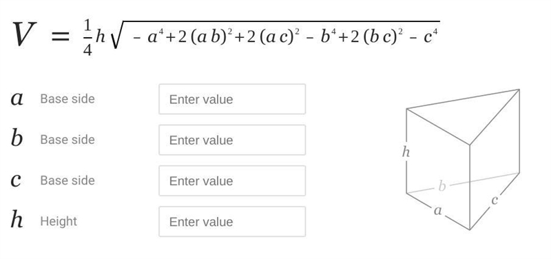 How to find the volume and total surface area for a triangular prism​-example-1