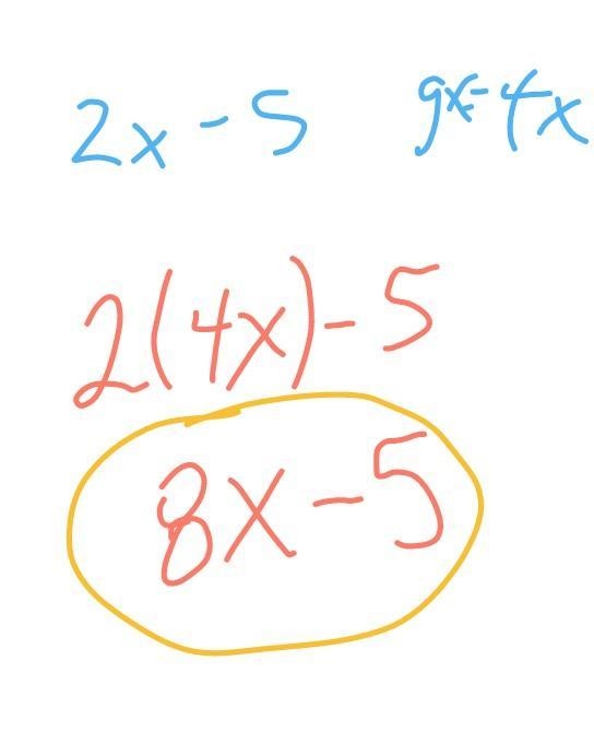 F(x) = 2x-5 g(x) = 4x-example-1