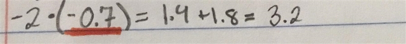 What value of n makes the equation true in -2n + 1.8=3.2-example-1