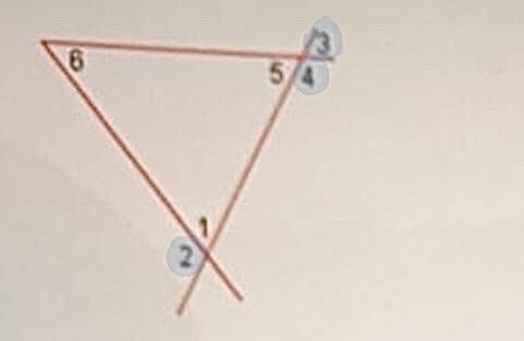 Question 9 of 10 Which of the following are exterior angles? Check all that apply-example-1